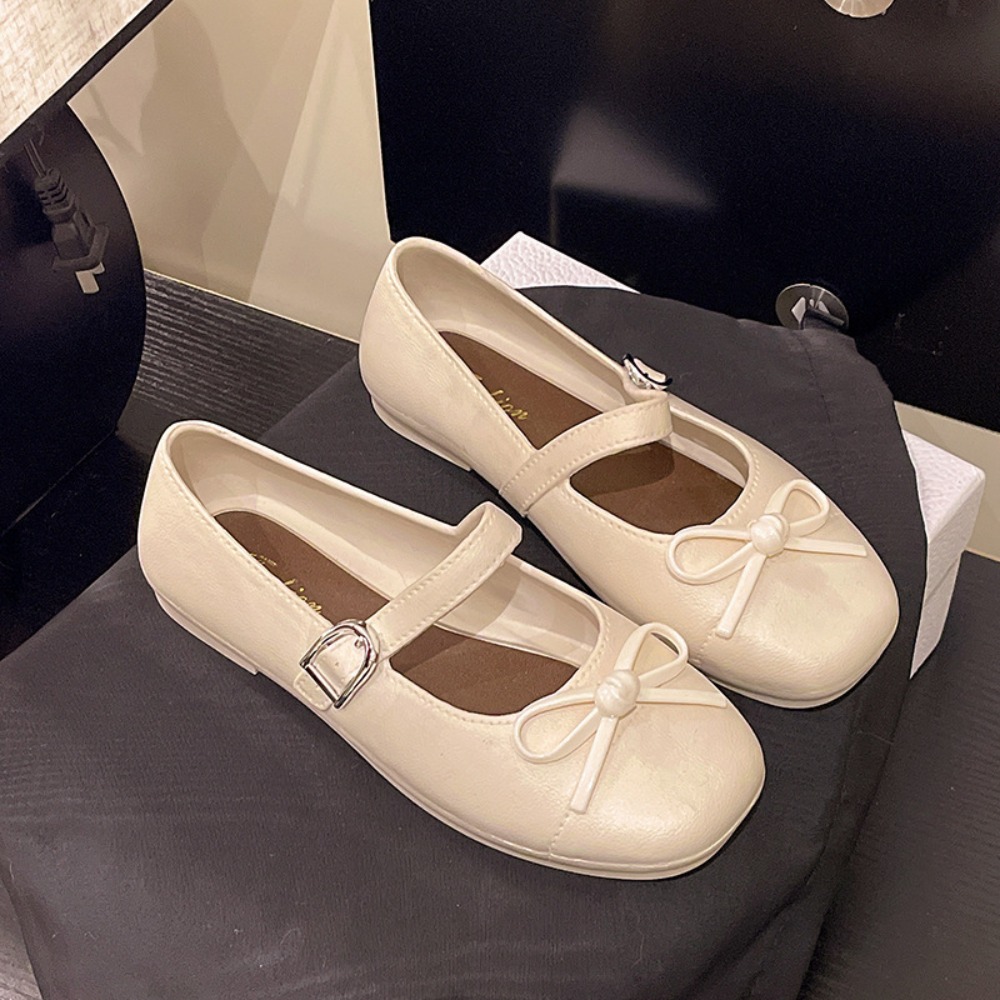 Mule Slip On - Sandal Wanita Manis dengan Hiasan Mutiara