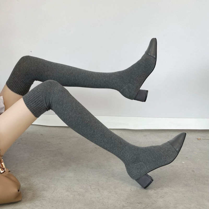 Sock Boot Women - Sepatu Kaus Kaki Lutut Tinggi 2025