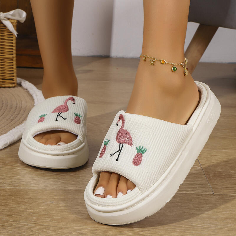 Sandal Wanita Flamingo Platfor - Mule Slip On ulasan dan harga